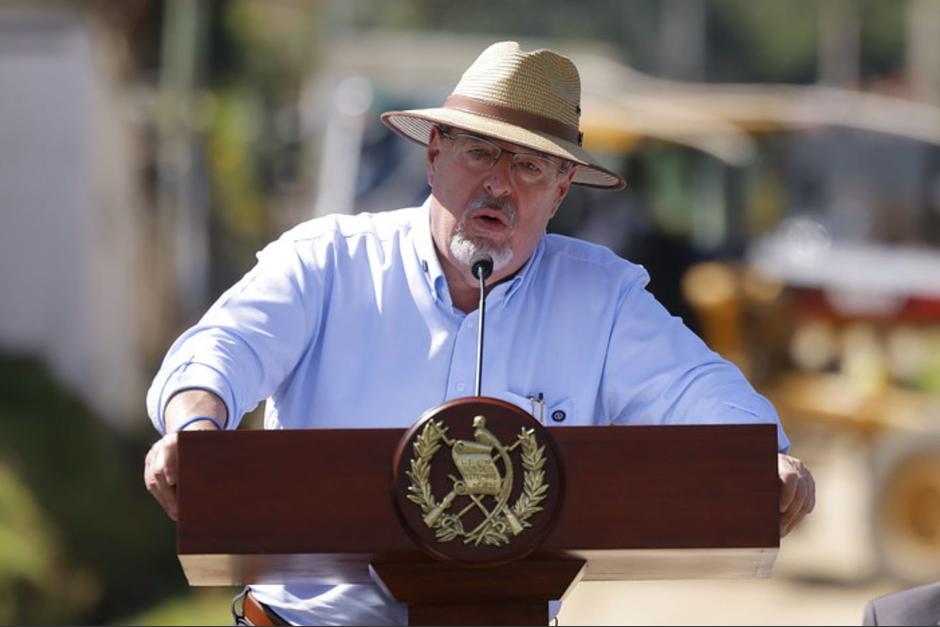 El presidente se congratuló por la aprobación de la legislación en el Organismo Legislativo. (Foto: SCSP / Soy502)