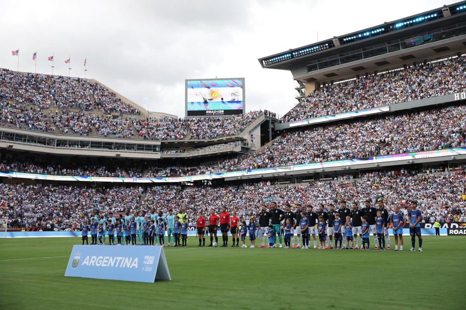 Argentina derrotó 2-0 a Honduras en Texas, en partido amistoso previo al Mundial 2026. (Foto: Argentina)