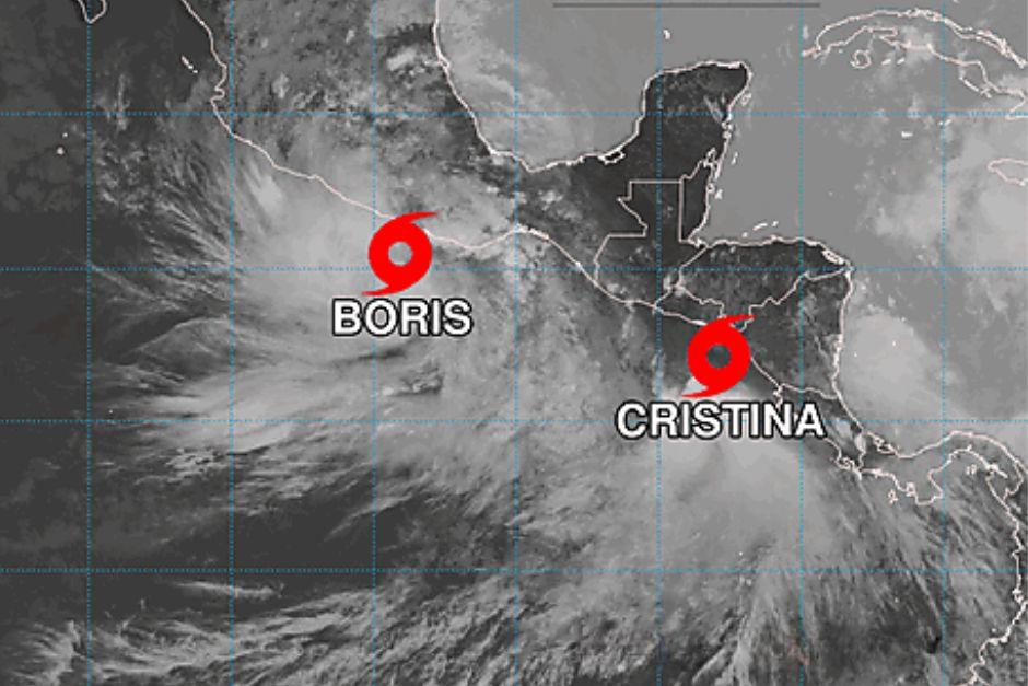 La tormenta tropical aumentará las lluvias en Guatemala en las próximas horas. (Foto: NOAA)