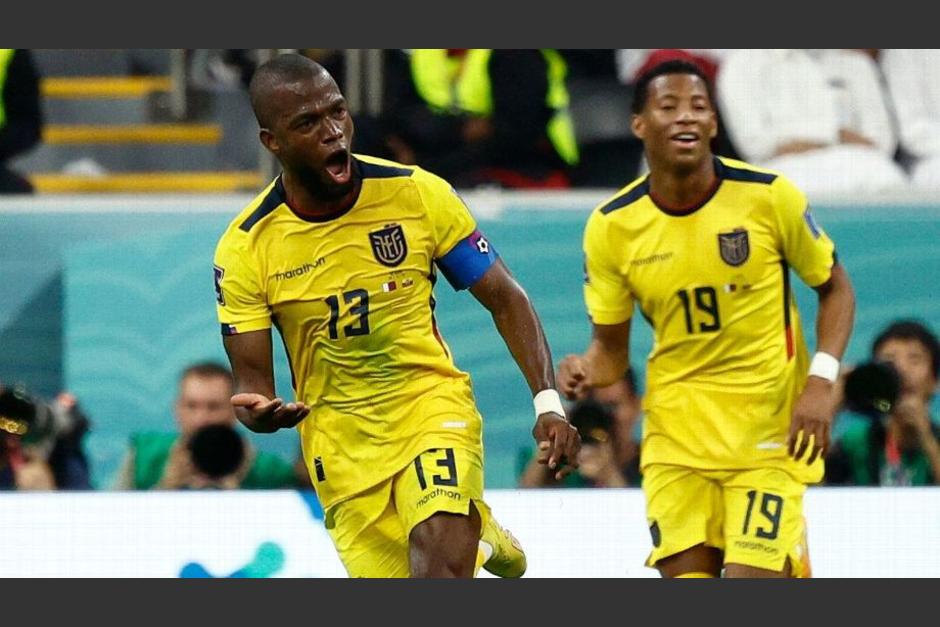 Enner Valencia marcó al minuto 16 el primer gol del Mundial de Qatar 2022, en el triunfo de Ecuador sobre la selección local. (Foto: Agencias)