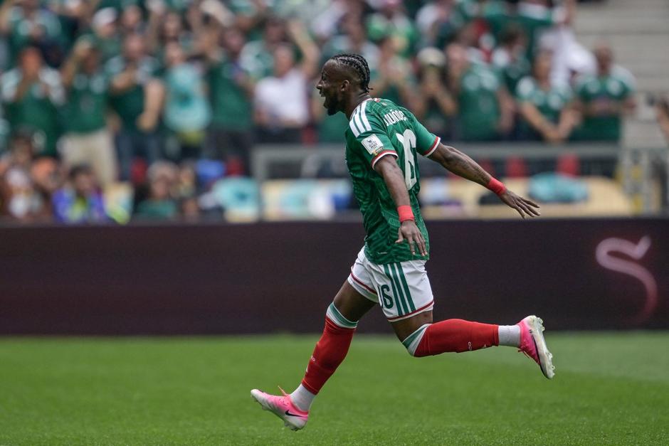 Julián Quiñones abrió la cuenta goleadora del Mundial 2026. (Foto: AFP)
