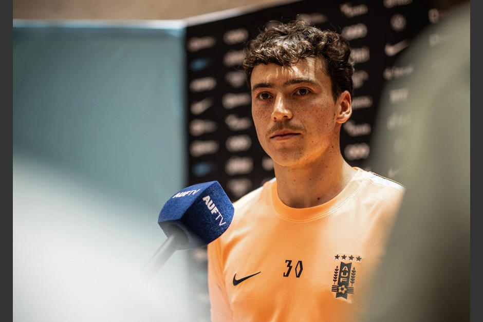 Fede Viñas confía en Uruguay para su debut contra Arabia Saudita en el Mundial 2026. (Foto: Uruguay)