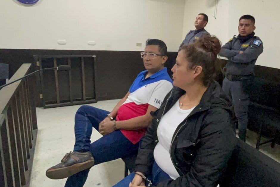 Rebeca Saraí Estrada Osorio y Nery Josué Hernández Sic fueron ligados a proceso penal por delitos relacionados a la trata de personas. (Foto: Cortesía/Soy502)