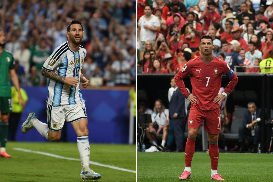 Soy502 tuvo la oportunidad de captar el debut mundialista de Messi y de Cristiano. (Fotos: Rudy Martínez)