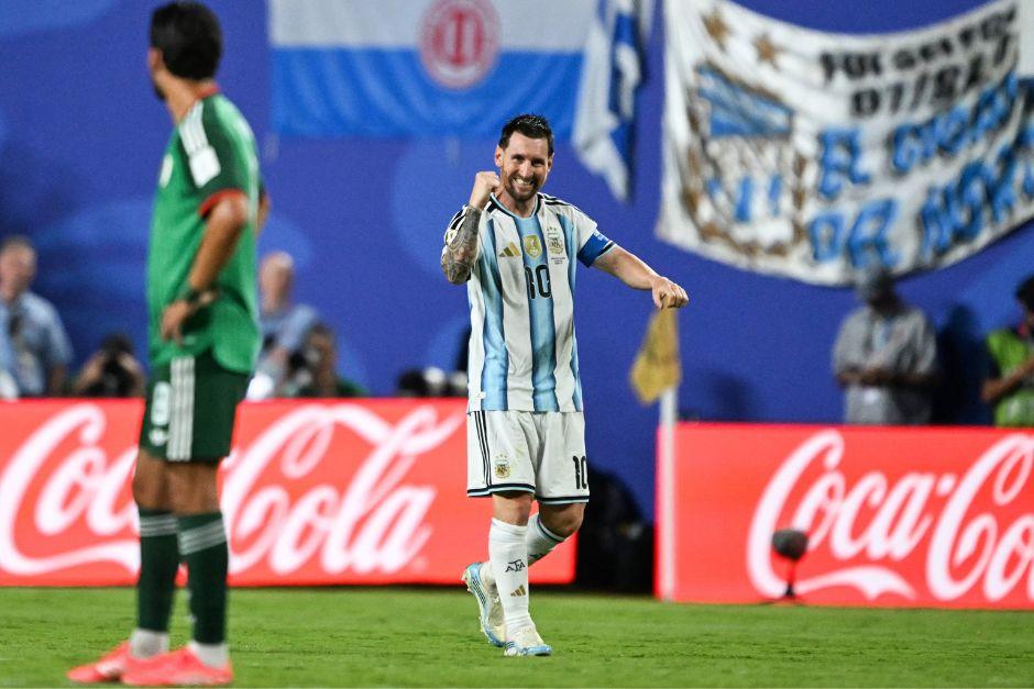 El 10 argentino fue el único que alcanzó una calificación de 10 en la plataforma. (Foto: AFP)