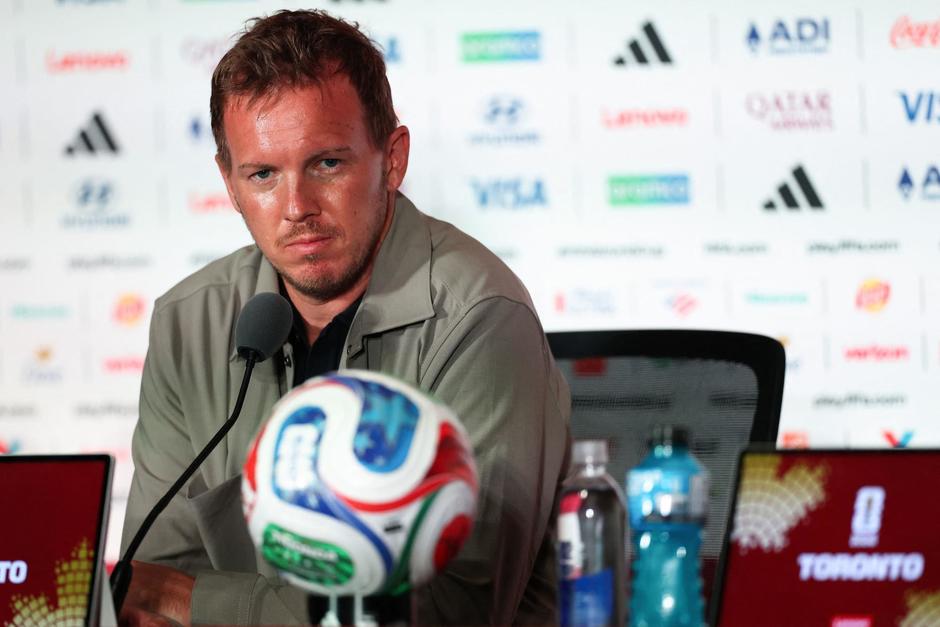 Julian Nagelsmann, seleccionador de Alemania, dejó entrever que no habrá muchas modificaciones en el once titular para enfrentar al conjunto africano. (Foto: AFP)