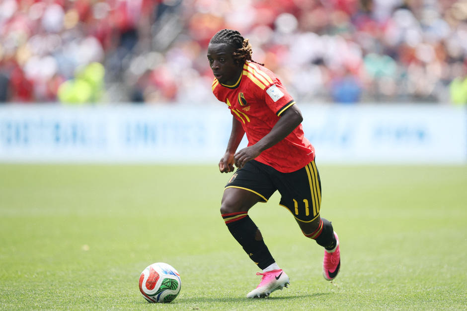 Doku es una de las principales armas ofensivas de la selección belga. (Foto: AFP)