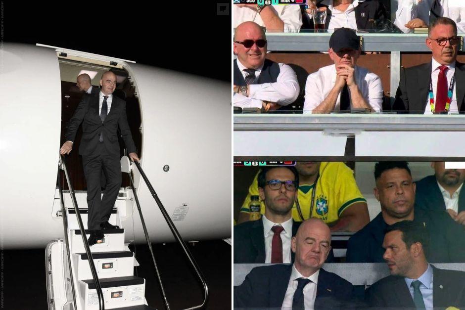 El jefe de la FIFA tiene su avión privado para viajar a cada ciudad mundialista. (Foto: Redes)