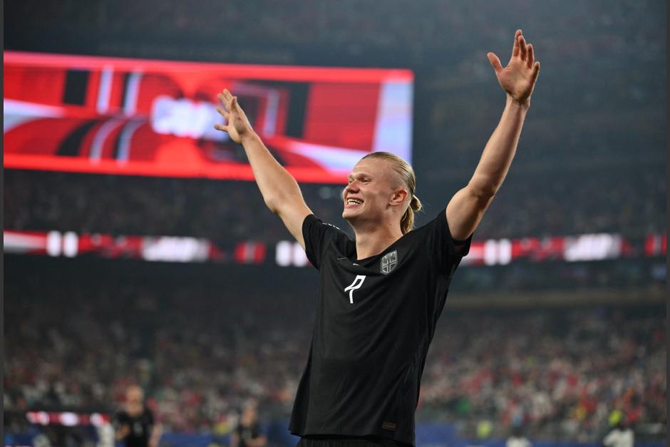 Erling Haaland terminó con dos goles frente a Senegal. (Foto: AFP)