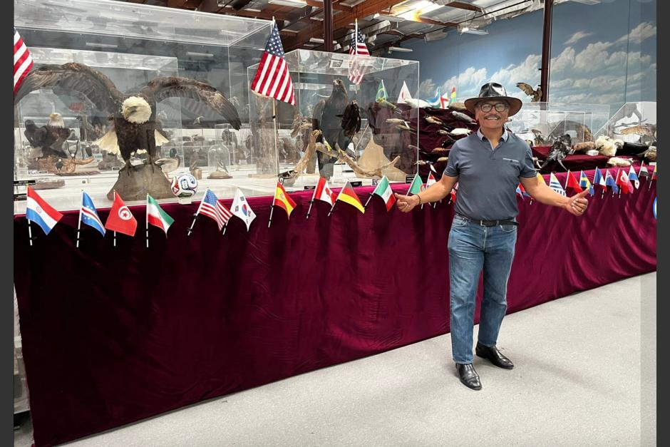 Corado se convirtió en el director del museo con la colección de huevos y nidos de aves más grande del mundo, en Estados Unidos. (Foto: FB René Corado)
