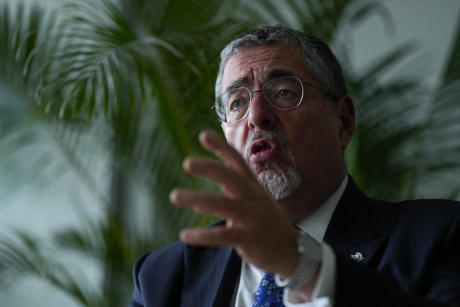 El presidente Bernardo Arévalo, descartó las operaciones militares estadounidenses contra el crimen organizado en el país. (Foto: AFP)