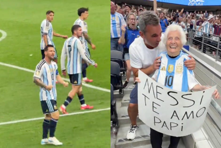 Pauline Kana envió un mensaje a Messi en pleno mundial. (Fotos: Tik Tok/Ross Smith)