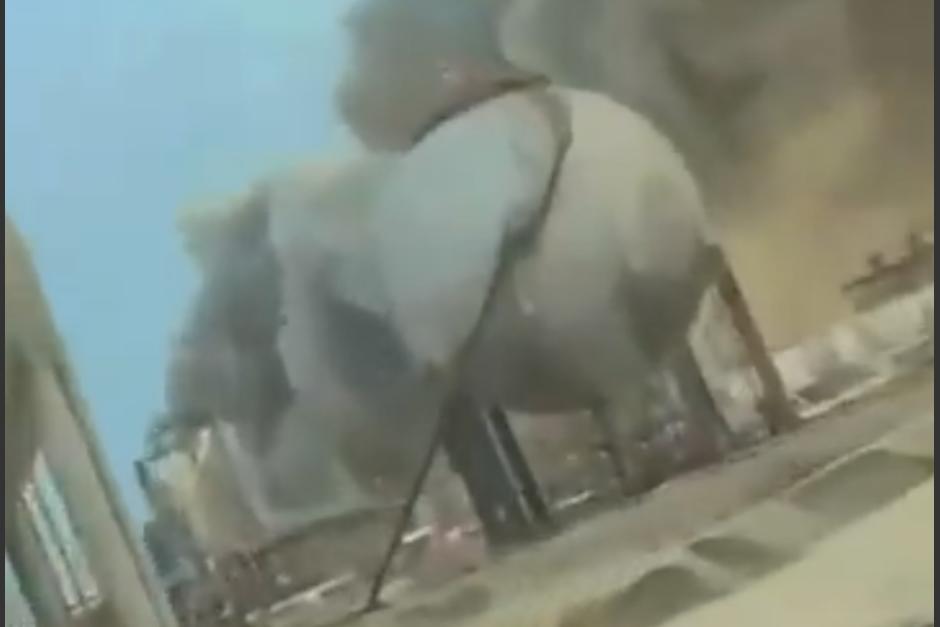 La refinería fue atacada con drones. (Foto: captura de video)