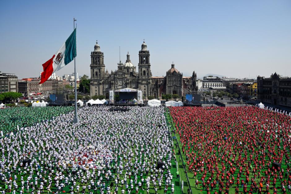 México ya vibra con la fiesta del futbol. (Foto: AFP)