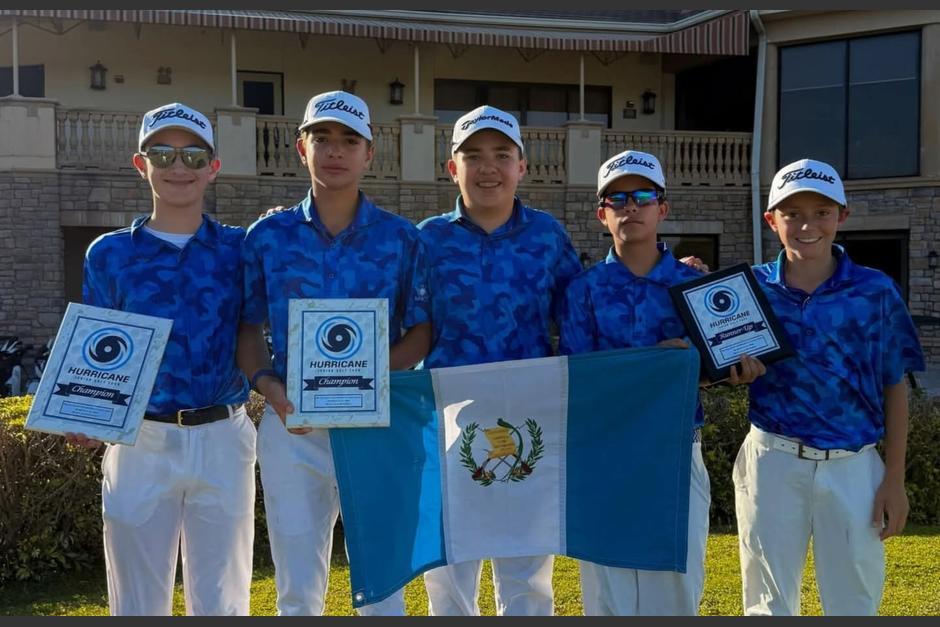 La delegación guatemalteca fue protagonista en el Orange County Junior Open 2026, en Florida. (Foto: ASOGOLF)