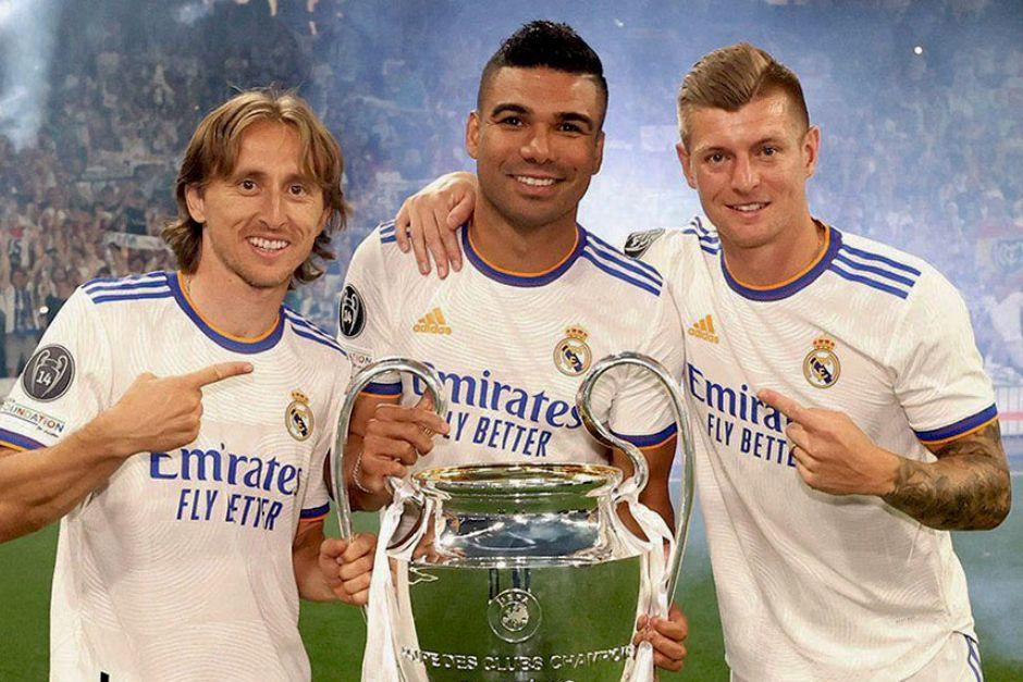 Luka Modrid, Casemiro y Kroos marcaron una época dorada en el medio campo del Real Madrid. (Foto: Real Madrid)