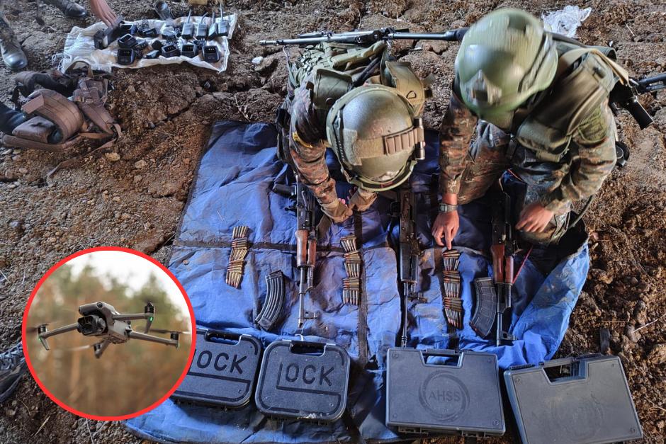 La estructura criminal fue desarticulada en Huehuetenango, pero posibles cómplices vigilaban a autoridades con drones (Foto: Ejército Guatemala) 