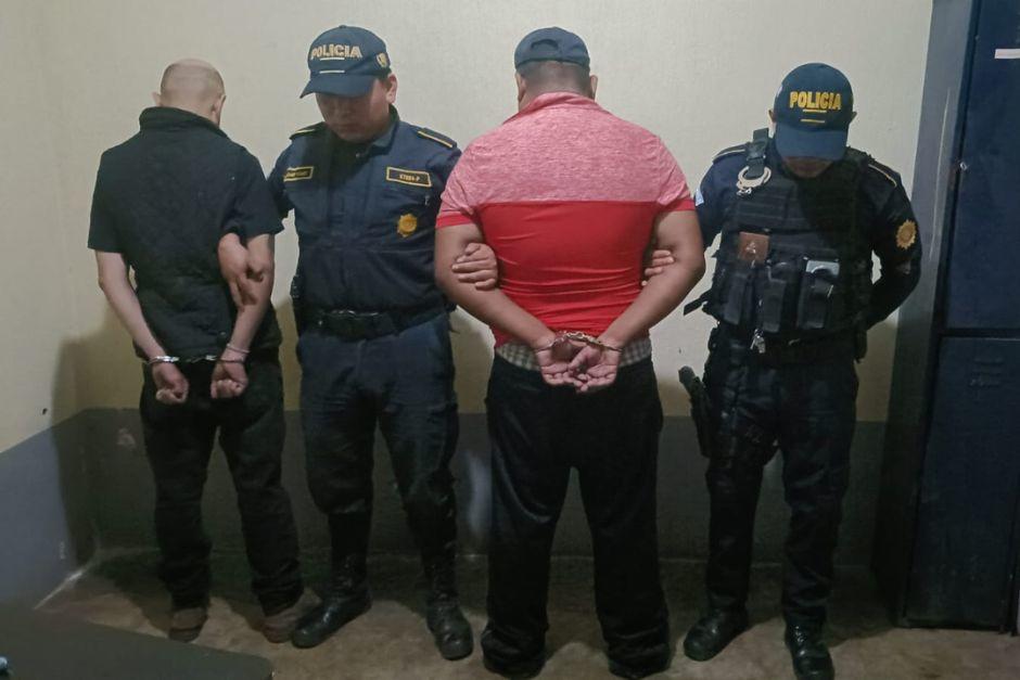 Los capturados ya contaban con antecedentes por distintos delitos. (Foto: PNC)