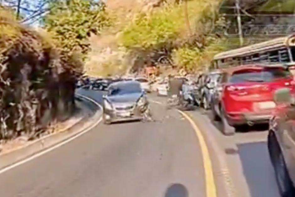 En el video se observa el momento exacto de la colisión. (Foto: Captura de video)