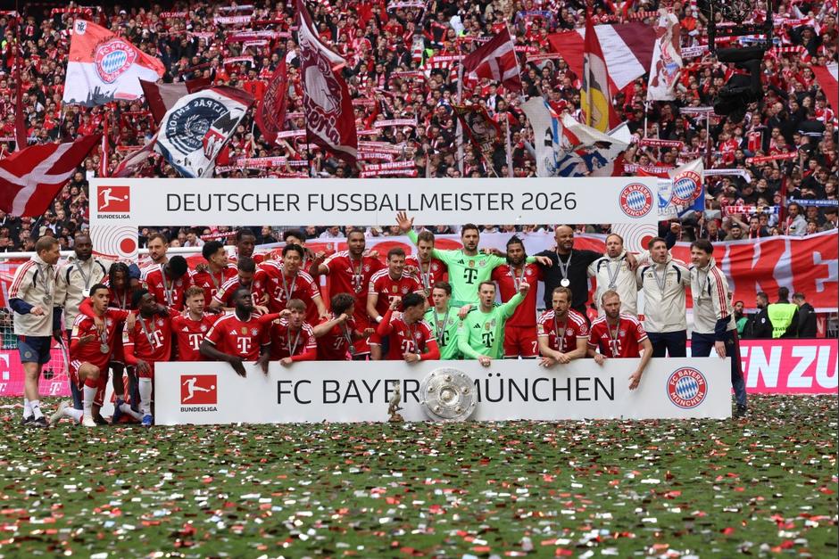 El Bayern Múnich conquistó su título número 35 de la Bundesliga. (Foto: AFP)