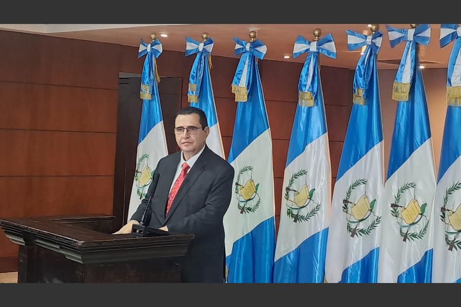 El Fiscal General, Gabriel García Luna, anuncia creación de Comisión que revisará casos contra exiliados. (Foto: Edgar Pocón/Soy502)
