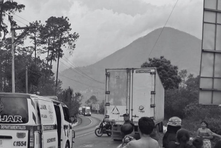 El menor fue arrollado por un vehículo de transporte pesado. (Foto: Asonbomd)