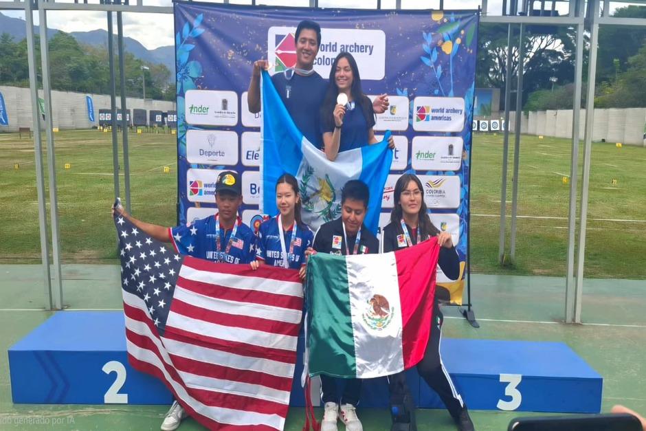 Christian y Sara García conquistaron el oro tras vencer a Estados Unidos en una final muy reñida. (Foto: Asociación Nacional de Tiro con Arco) 