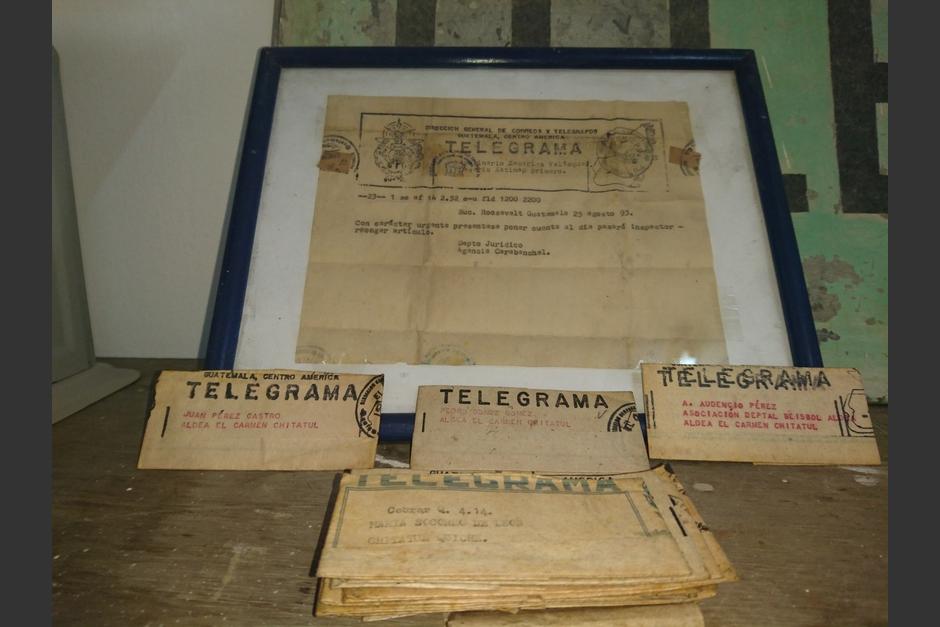 Varios telegramas se conservan en su forma original. (Foto: Bernardo Montúfar/Colaborador)