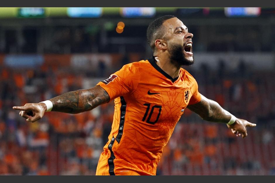 Memphis Depay brilló con la selección de Países Bajos en Brasil 2014 y Catar 2022