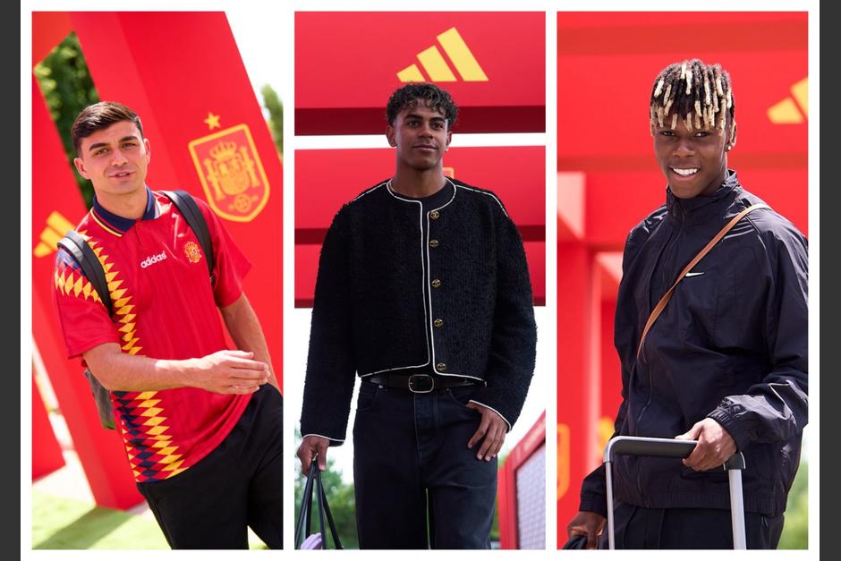 Pedri, Lamine Yamal y Nico Williams ya están concentrados con la selección española. (Foto: España)