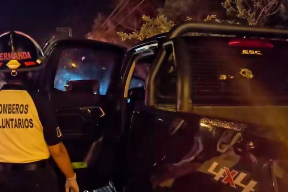 Las víctimas se desplazaban en este vehículo. (Foto: Captura de video)