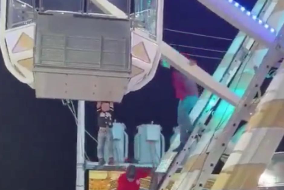 De este hecho se reportó que el menor resultó ileso. (Foto: Captura de video)