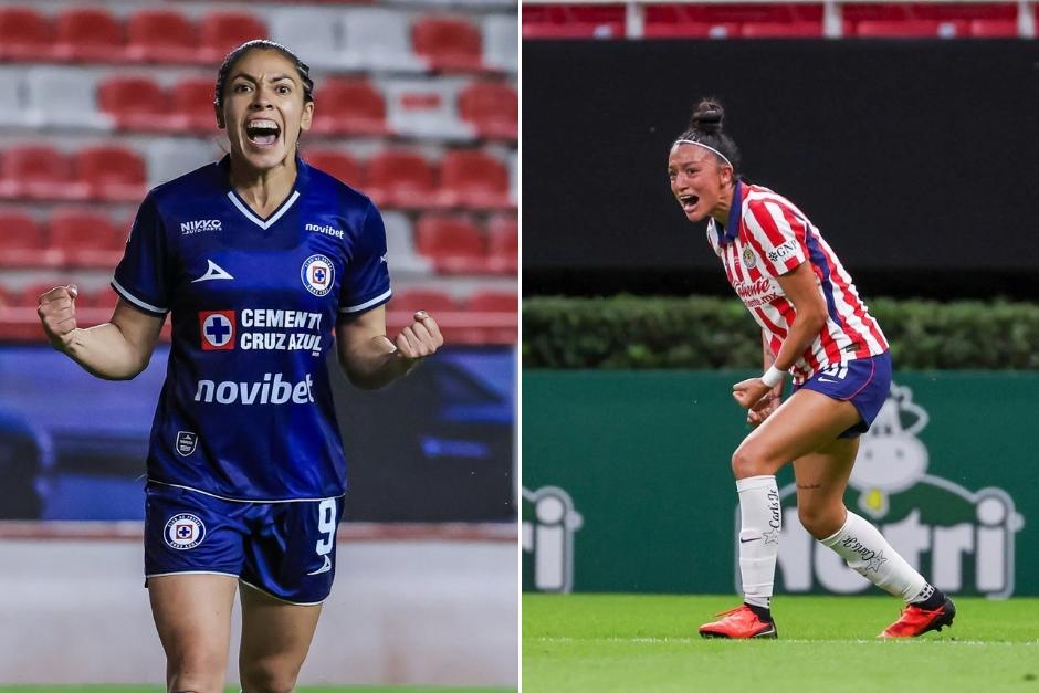 Analú y Samantha se lucieron este fin de semana en la máxima categoría del futbol femenino en México. (Foto: Redes)