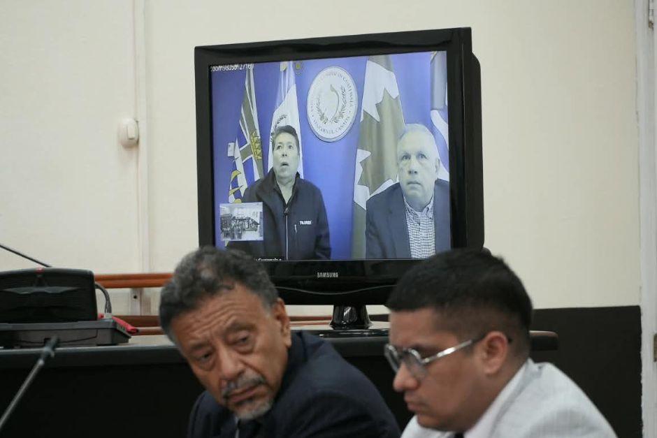A través de videoconferencia José Alberto Santamaría Cáceres brindó su declaración testimonial en el caso Itzapa. (Foto: Wilder López/Soy502)