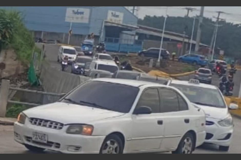 Varias rutas alternas se han establecido para agilizar el paso. (Foto: captura de video)