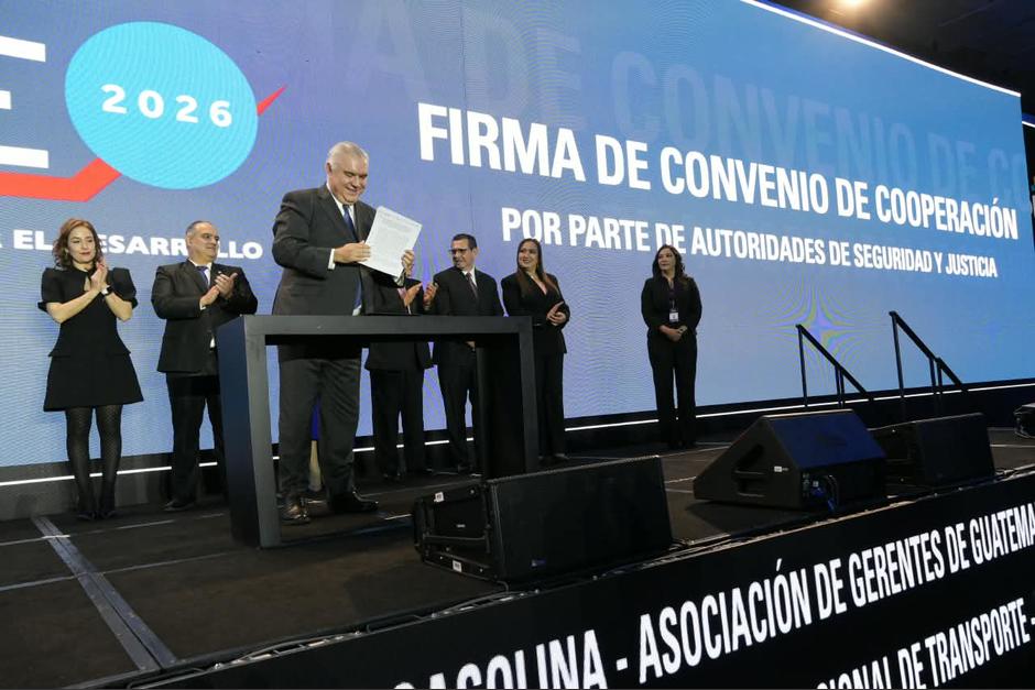 En ENADE 2026 el sector empresarial e instituciones del Estado firmaron una alianza para fortalecer la justicia y la seguridad como bases del desarrollo económico. (Foto: Wilder López)