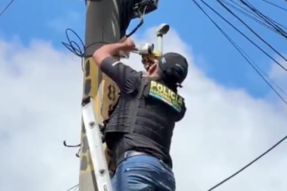 La PNC ha retirado 597 cámaras ilegales en lo que va del año. (Foto: PNC)