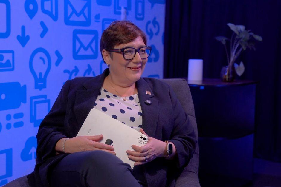 Waleska Sterkel, directora Ejecutiva de AmCham, habló en Economía HOY Podcast sobre la necesidad de modernizar los puertos en Guatemala. (Foto: Juan Carlos Pérez / Soy502)