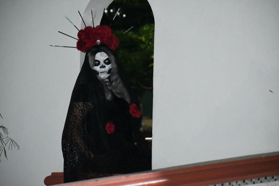 Esta es la mirada que la Catrina mantiene fija cuando ve a alguien. (Foto: Carlos Monroy)