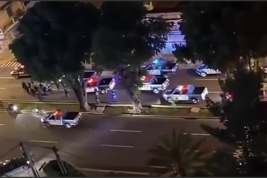 Vecinos del sector se alertaron al escuchar los disparos. (Foto: captura de video)