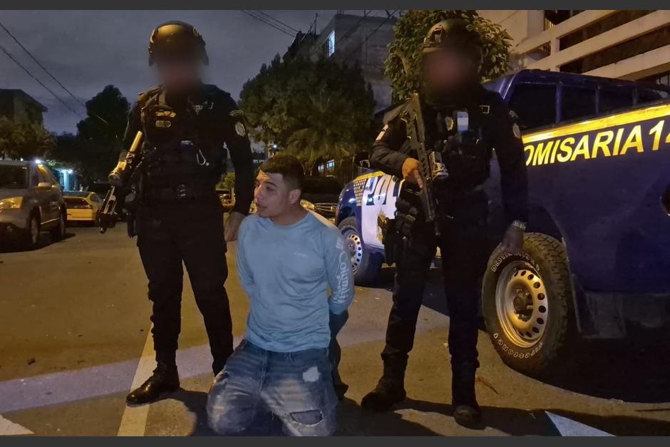 El implicado fue sorprendido cometiendo un robo y secuestro. (Foto: PNC)