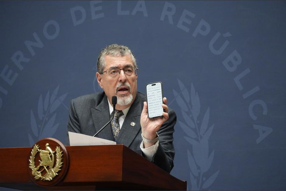 Arévalo se pronunció sobre los incidentes registrados en Ciudad Peronia durante la conferencia de prensa La Ronda. (Foto: Wilder López / Soy502)