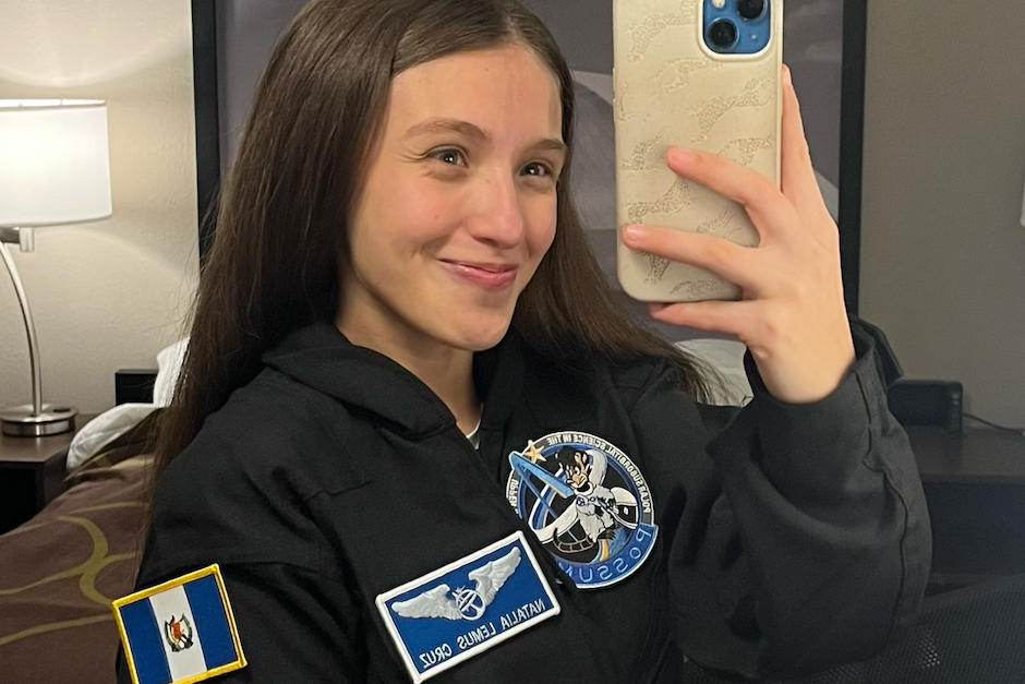 Natalia representa a Guatemala en el Instituto Internacional Ciencias Astronauticas, IIAS. (Foto: Natalia Lemus)