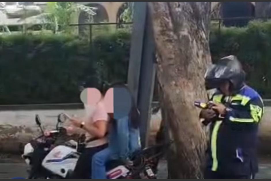 Agentes de la PMT realizan constantes operativos en distintas zonas de la ciudad. (Foto: captura de video)