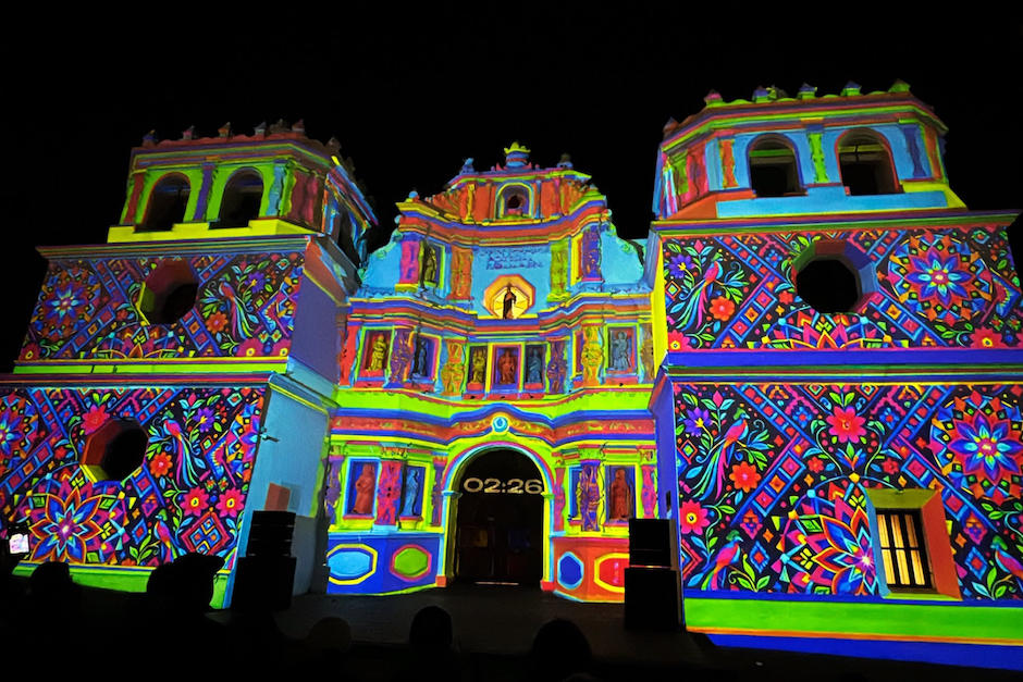  Ciudad Vieja hace celebración con videomapping. (Foto: Municipalidad de Ciudad Vieja)