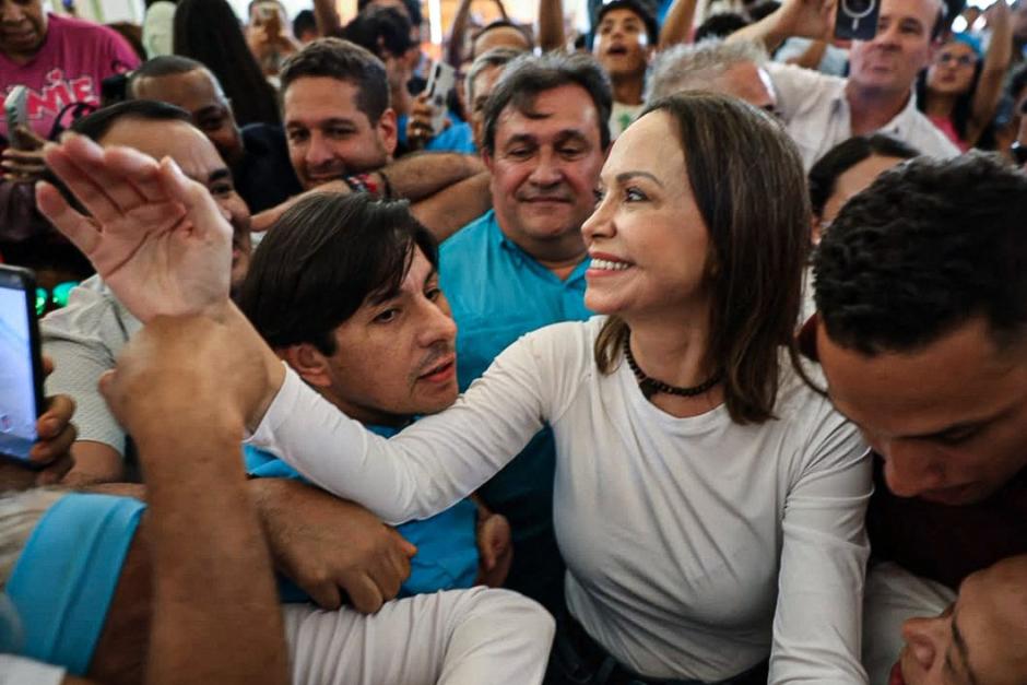 María Corina Machado regresa a su país tras meses de exilio. (Foto: AFP)