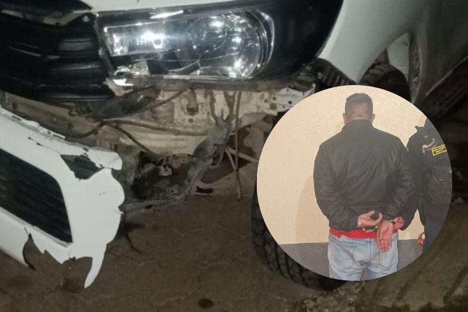 El hombre habría arrastrado a las víctimas por algunos kilómetros. (Foto vía: PNC)
