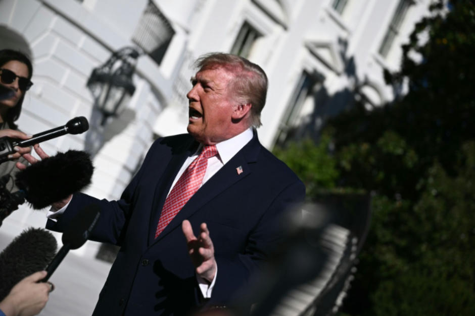 Donald Trump expresó su inconformidad con las elecciones en Brasil. (Foto: AFP)