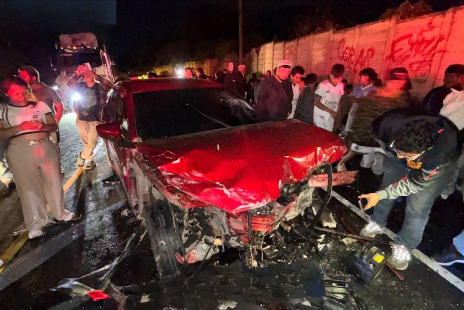 El accidente ocurrió en el kilómetro 76 de la Ruta Nacional 14. (Bomberos Voluntarios) 