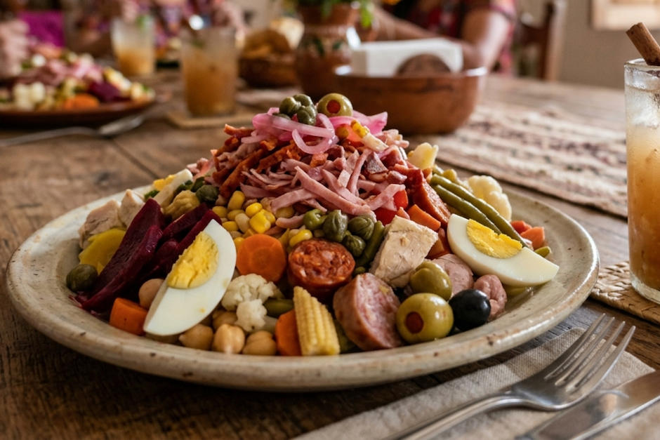 "Entre Fiambres" es una revista dedicada a este platillo tradicional guatemalteco. (Foto: Google Gemini)